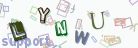This is a captcha-picture. It is used to prevent mass-access by robots. (see: www.captcha.net)